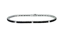 Bracelet Recarlo Face Cube in Or blanc Diamante 0.15 Ct T39SE886/KX-18 - T39SE886/KX-18